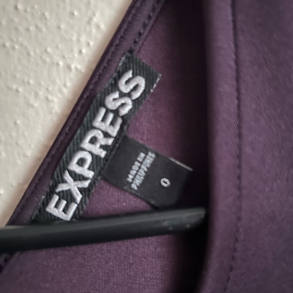 Express Dark Purple Dress - Picture 6 of 6